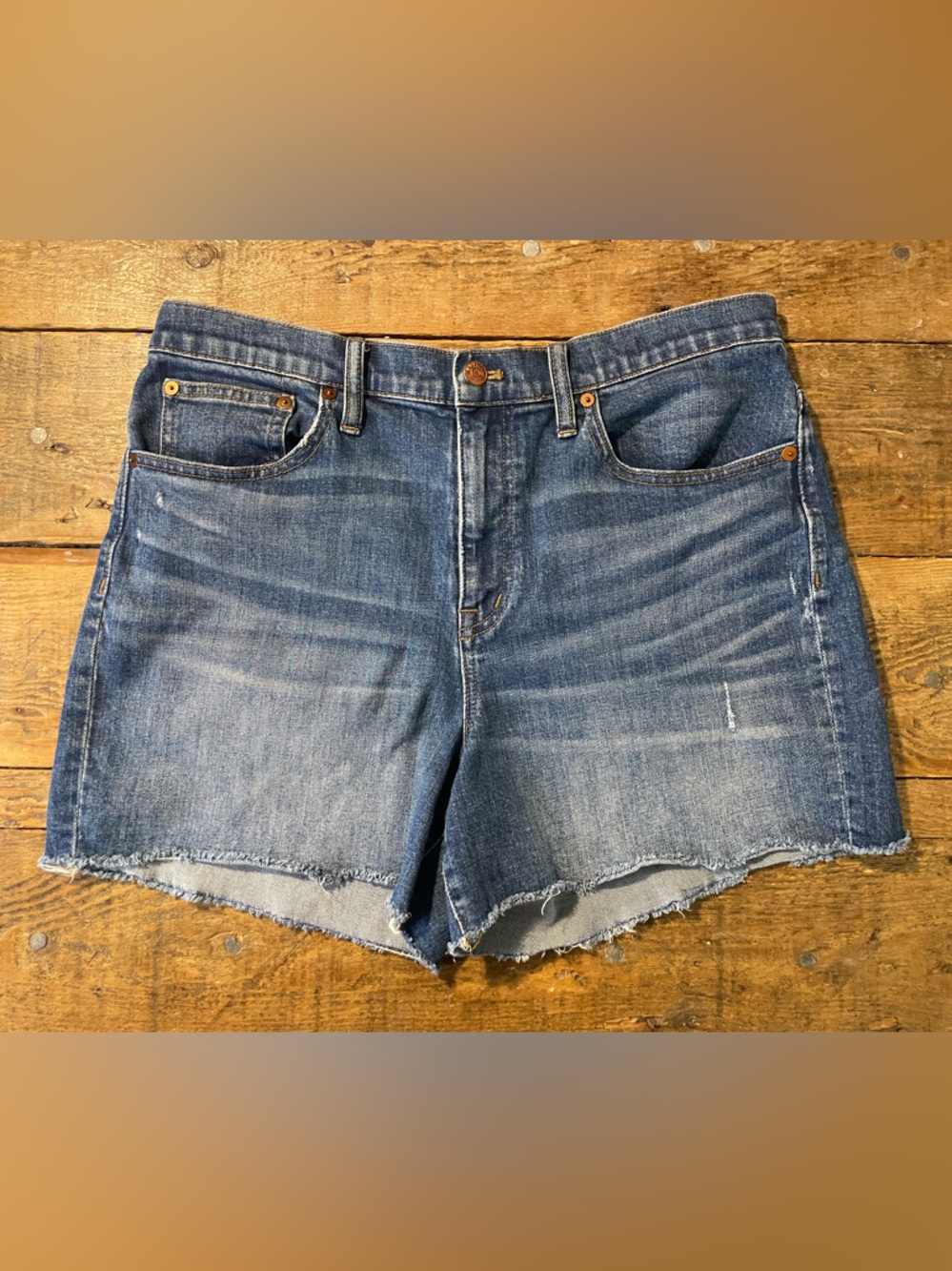 Madewell Indigo Blue Denim Shorts